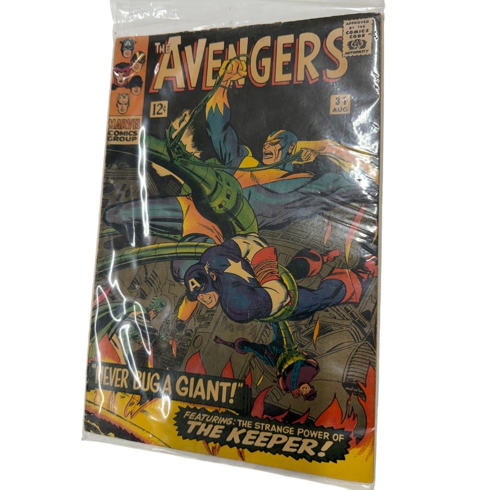 Marvel Comics The Avengers 31 Aug 1966 Never Bug a Giant The Keeper Silver Age